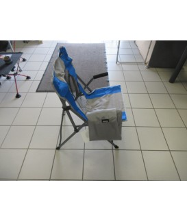 FAUTEUIL TENSION TRIGANO COLORIS BLEU / GRIS Loisirs Caravaning