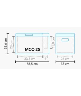 GLACIERE MESTIC A COMPRESSION 25 LITRES Loisirs Caravaning