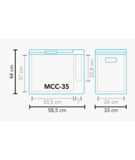 GLACIERE MESTIC A COMPRESSION 35 LITRES Loisirs Caravaning